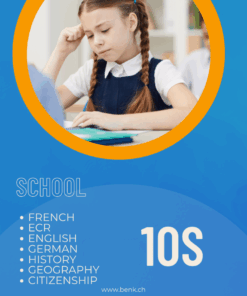 10S French + ECR - English - German - History - Geography - Citizenship